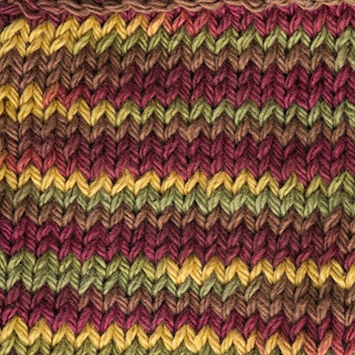 Image of Lily Sugar'n Cream Cotton Cone Yarn, 14 oz, Autumn Leaves Ombre, 1 Cone