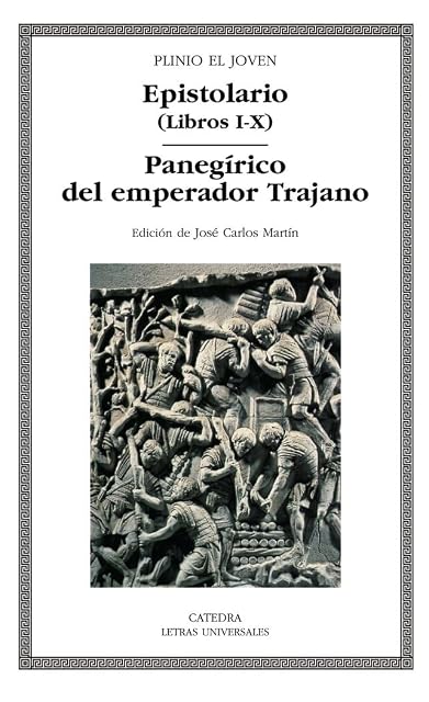 Portada de Epistolario ; Panegírico del emperador Trajano