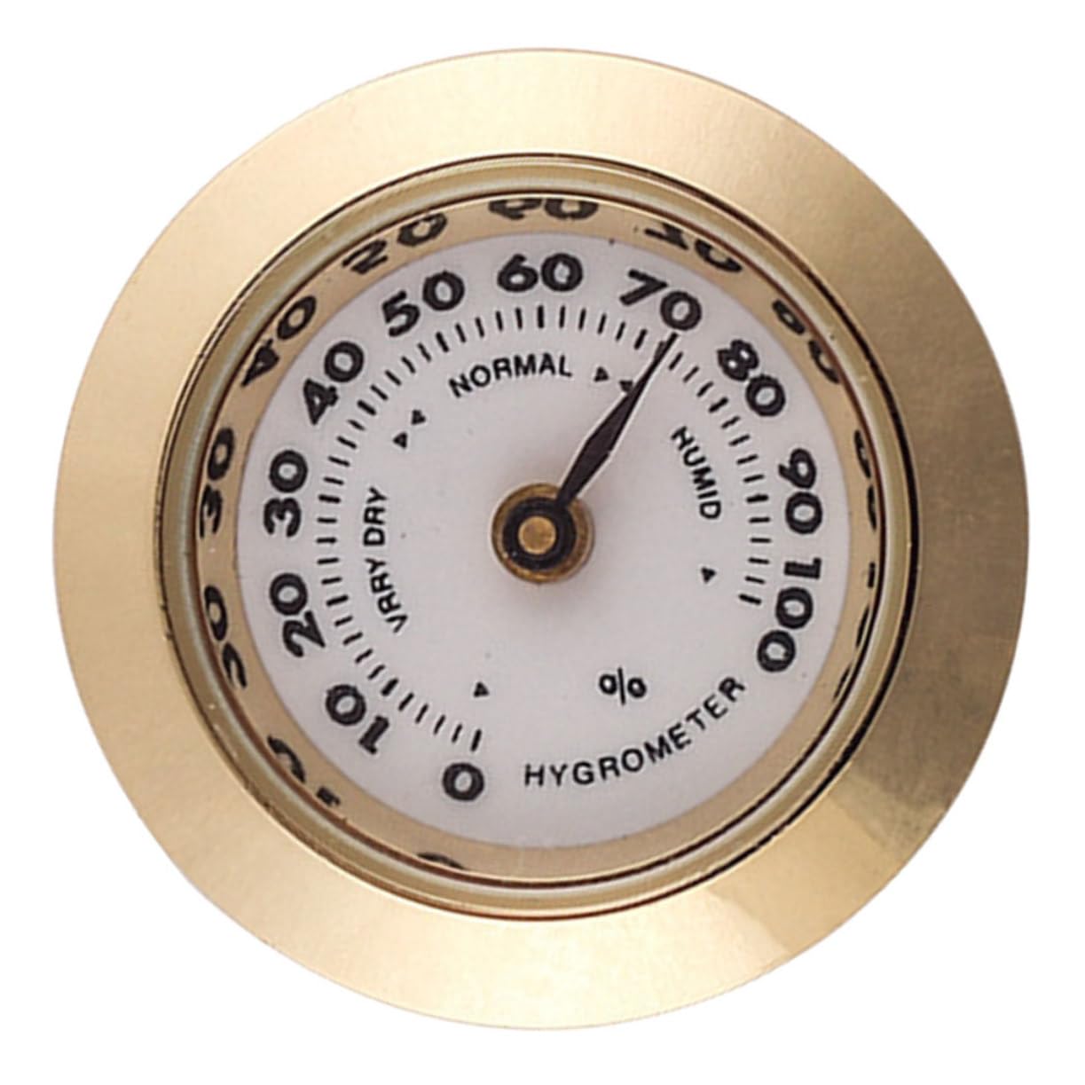 5 Pezzi Hygrometro Meccanico per Humidor Strumento Umidità per Box Alta Precisione e Facile Installazione