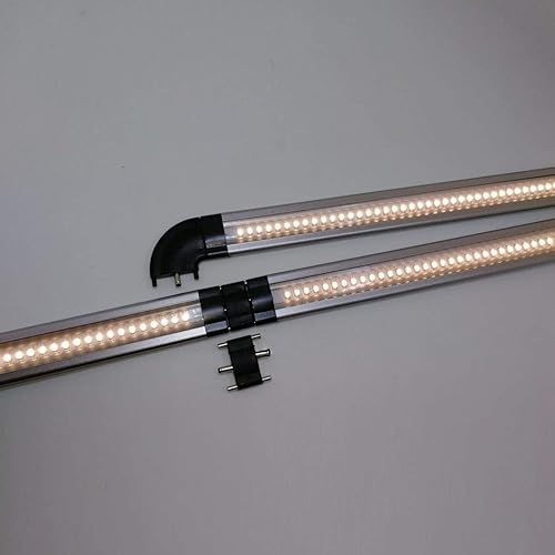 Miniatura 5 de EZ-Fit Conector recto para luces LED lineales debajo del gabinete con 2 enchufes macho DC3.5 SR conector 2PCS