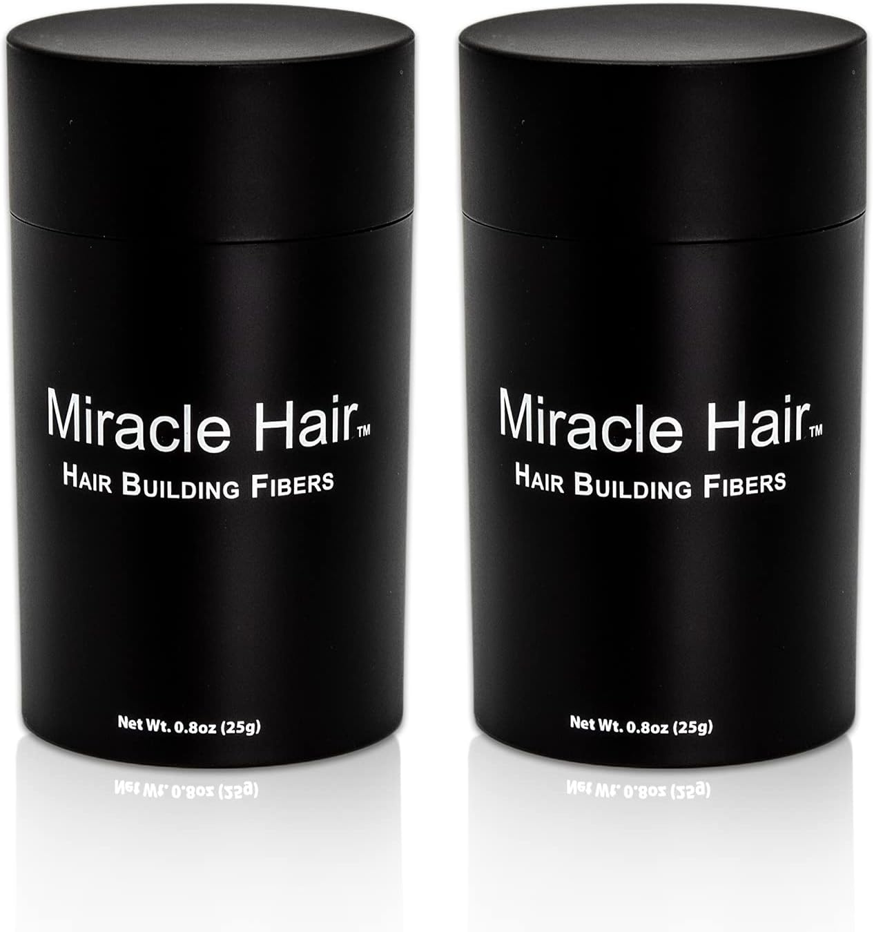 2-25 Gram Bottles: Premium Hair Fibers For Thinning Hair - Thicker, Fuller Looking Hair In 60 Seconds! (BROWN)