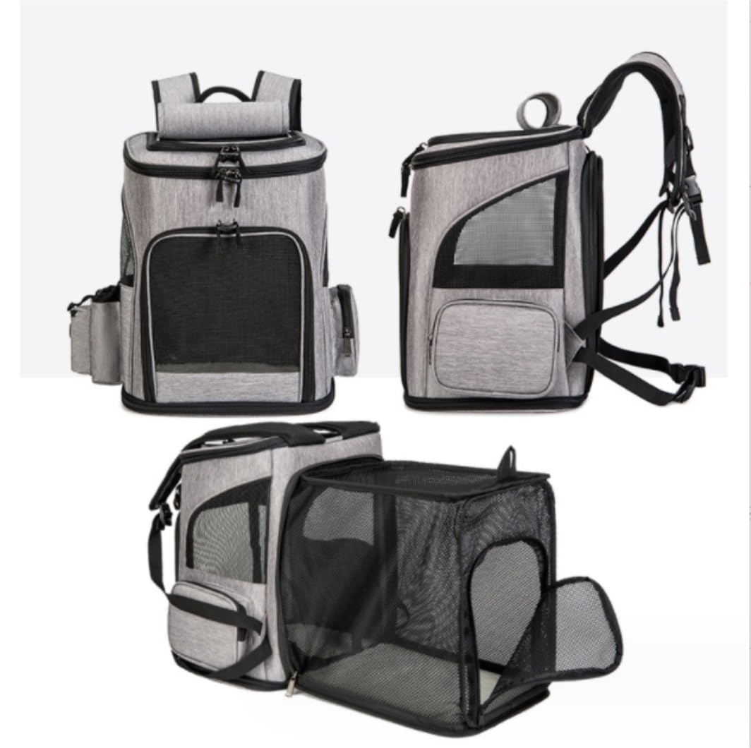 Rucksack Haustiertrage-Rucksack Für Große Kleine Katzen Und Hunde, Welpen. Sty Verfügt Über Eine Katzen- Hundetasche Auf Der Rückseite Haustier