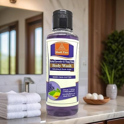 Pure Ayurveda, Lavender & Ylang Ylang Body Wash, 210ml