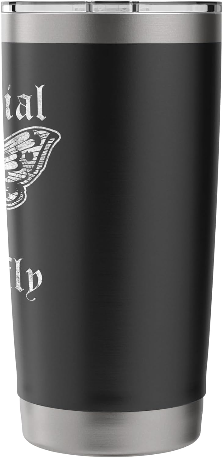Funny Anti-Social Butterfly Introvert Stainless Steel Insulated Tumbler - Image 2