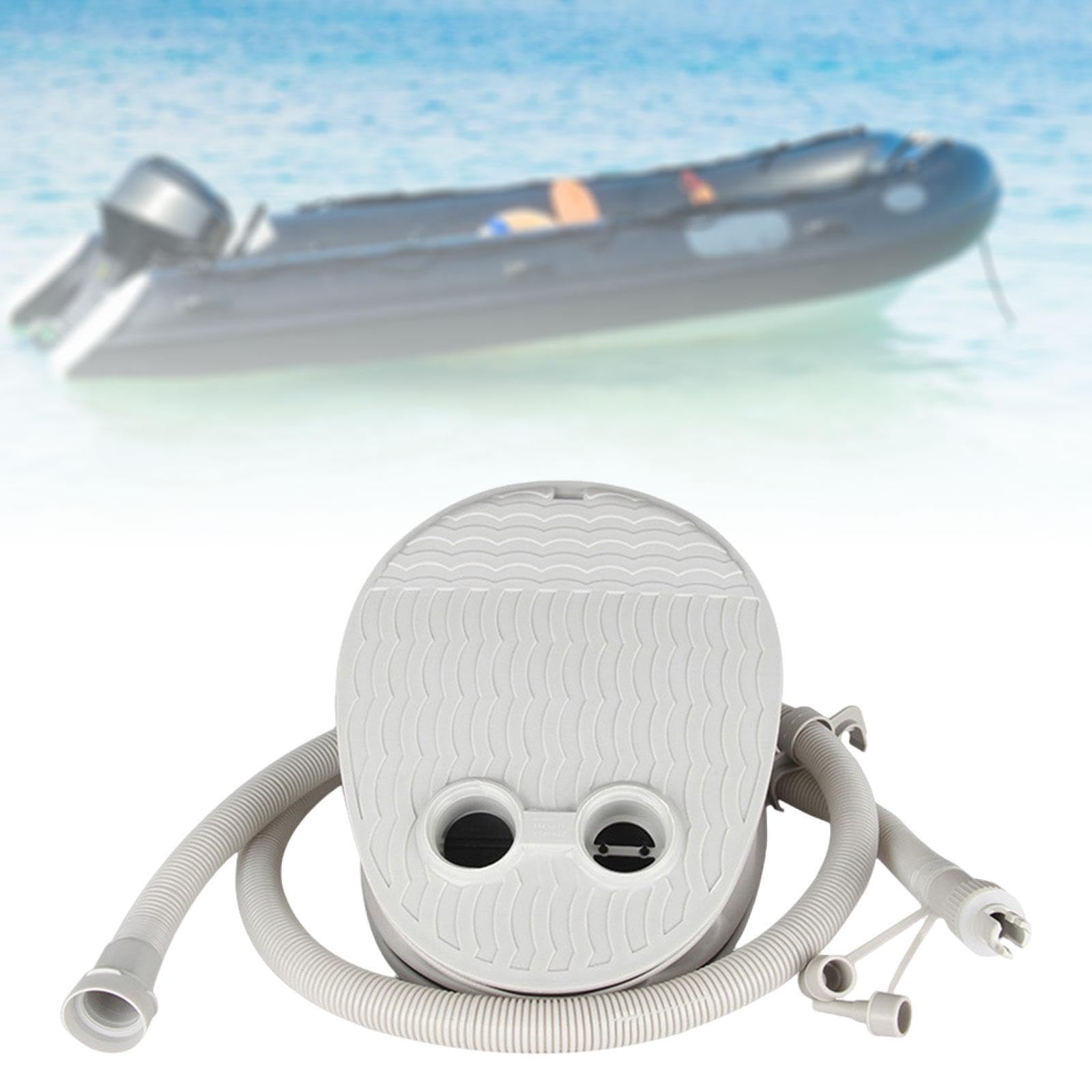 Oshhni Fußpumpe mit austauschbaren Düsen, leichte Outdoor-Fußluftpumpe mit Schlauch für Spielzeug, Schlauchboot, Yoga, Ball, Schlauchboote, Luftmatratze