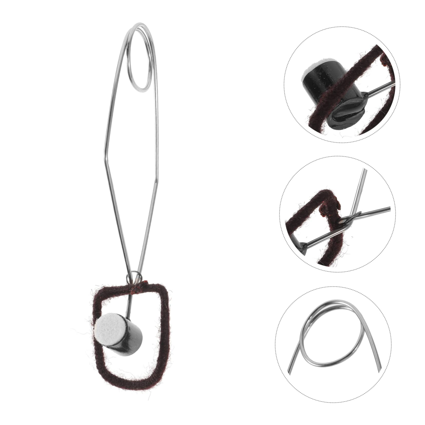 TOGEVAL Replacement Flute Gasket Tool Clarinet Pad Clip Easy to Use Musical Instrument Accessory Random Color