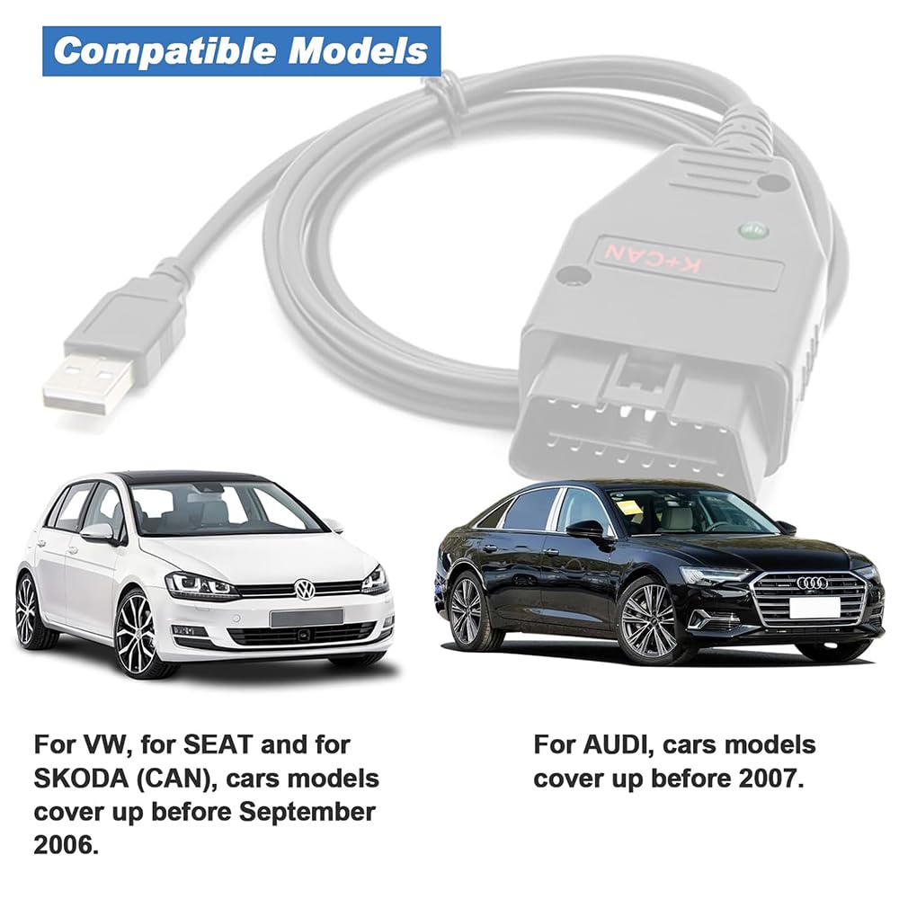 Amazon.com: OBD2 K+CAN Commander 1.4 Code Reader Cable FTDI