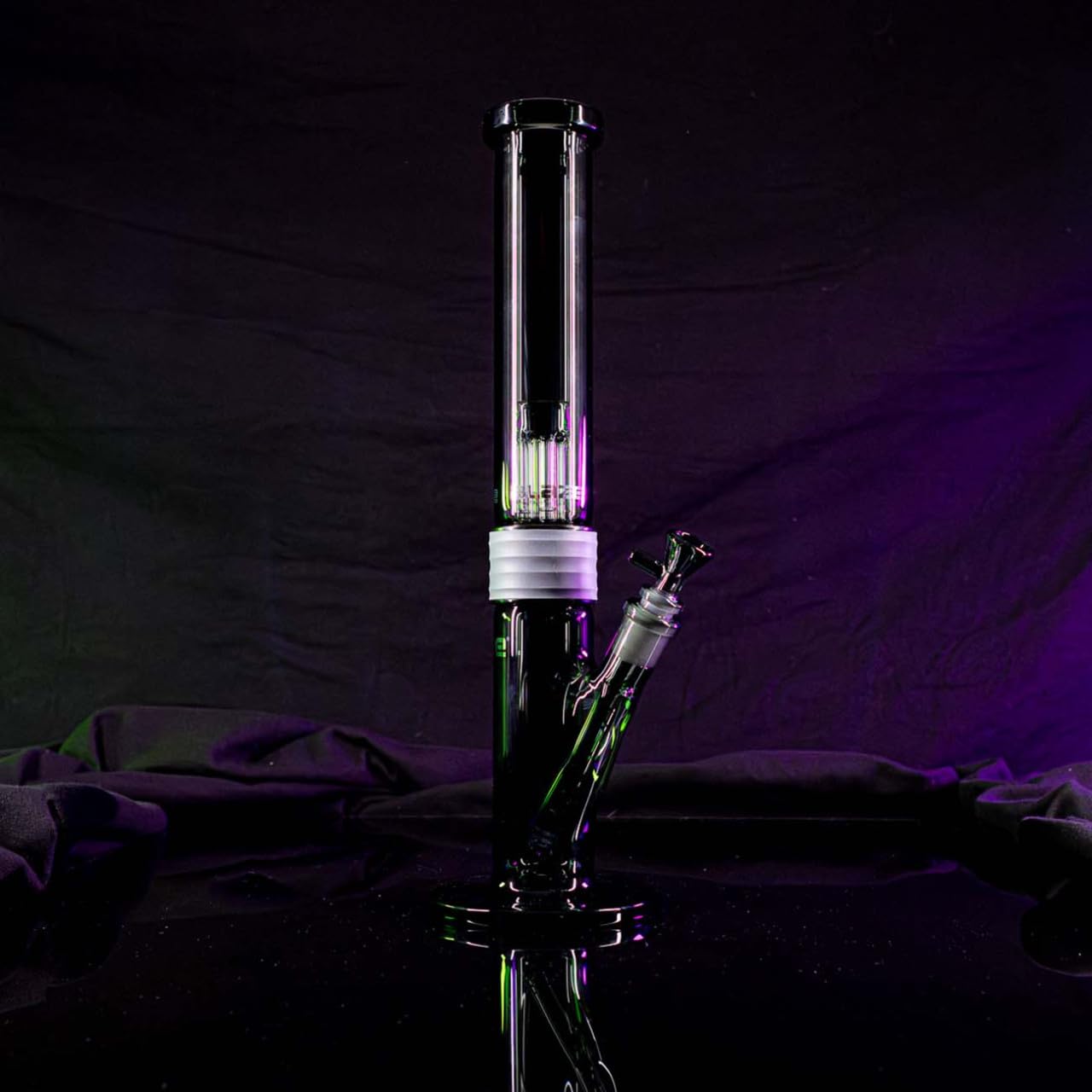 BLAZE Mix&Match 2.0 Zylinderbong Bausatz schwarz, 41 cm, Borosilikatglas, Diffusor