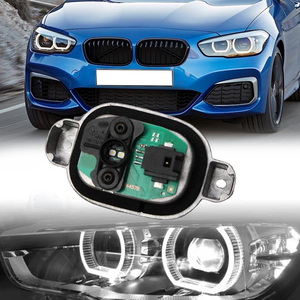 Riloer Modulo LED per luci diurne Modulo LED DRL in metallo compatibile con BMW Serie 1 F20 F21 2014-2019 F20 LCI 118D 2016 63117428425 3 pin