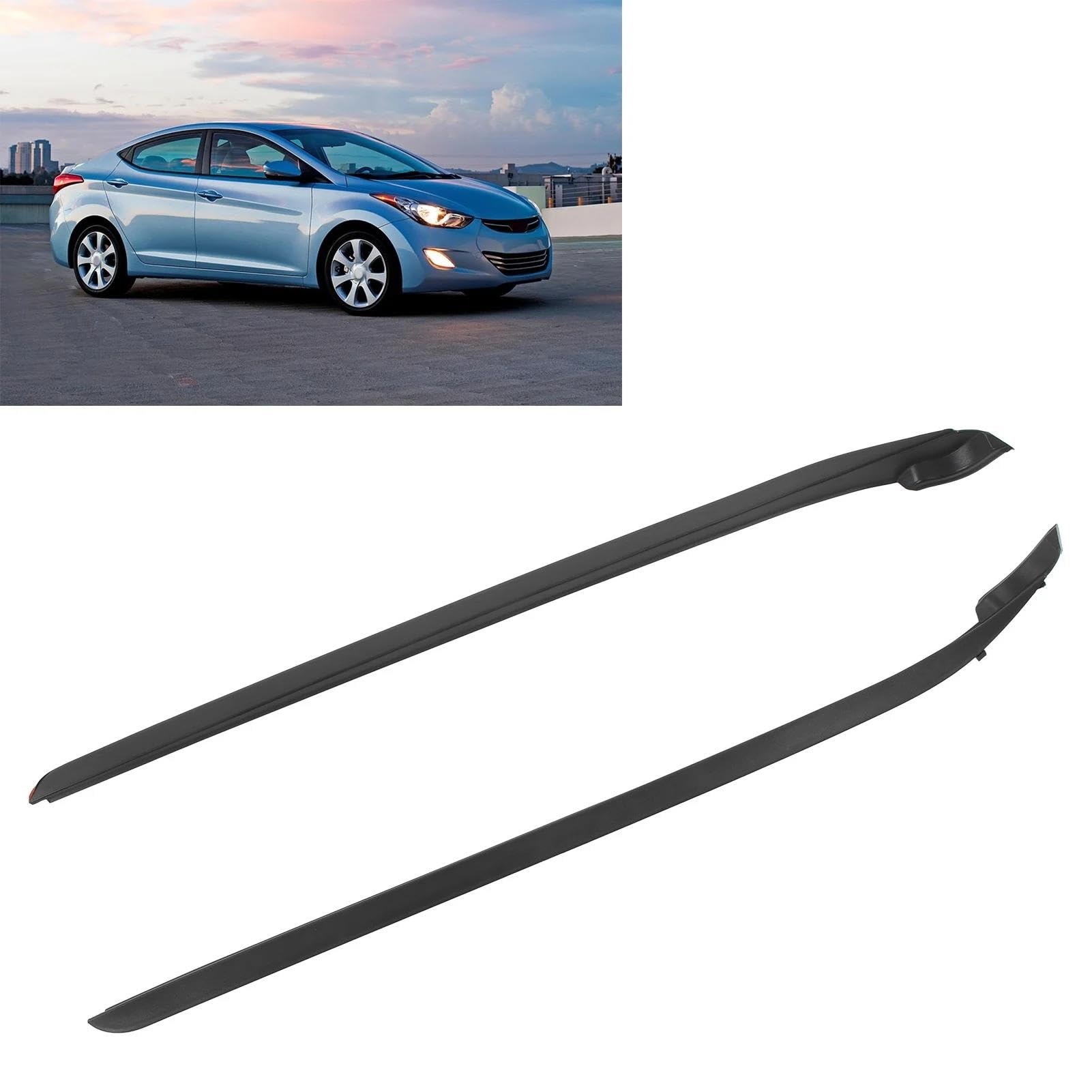 Junta de Goma Moldura De Parabrisas 861322L000 Cubierta Embellecedora Pilar Lateral Adorno Delantero Para Hyundai Para Elantra I30 2008 2009 2010 2011 Juntas para protección de bordes