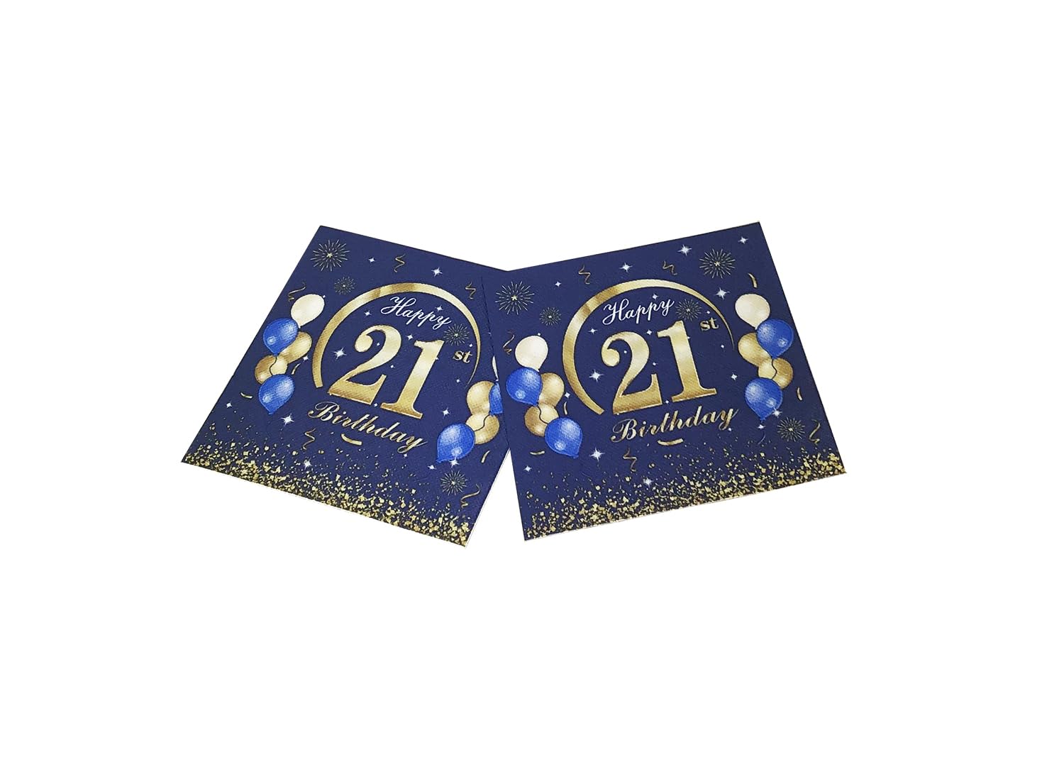 Lot De 40 Serviettes Jetables « Happy 50th Birthday