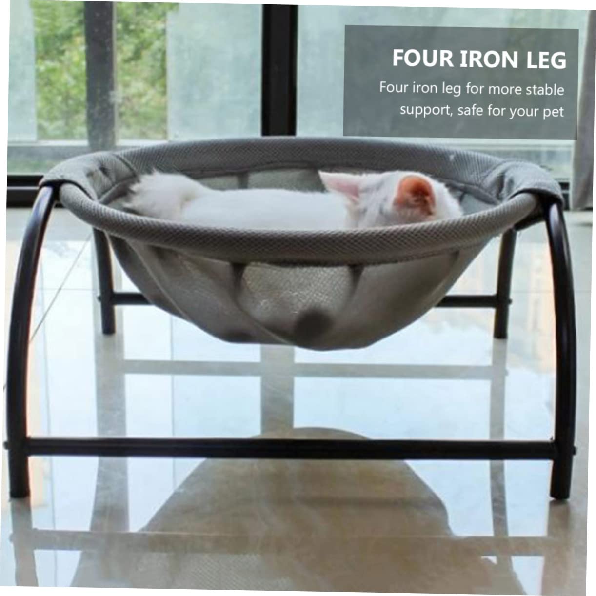 SUPVOX Hamac Surélevé pour Chat Et Chien Lit Confortable Respirant Design Moderne pour Animaux De Compagnie Accessoire pour Maison