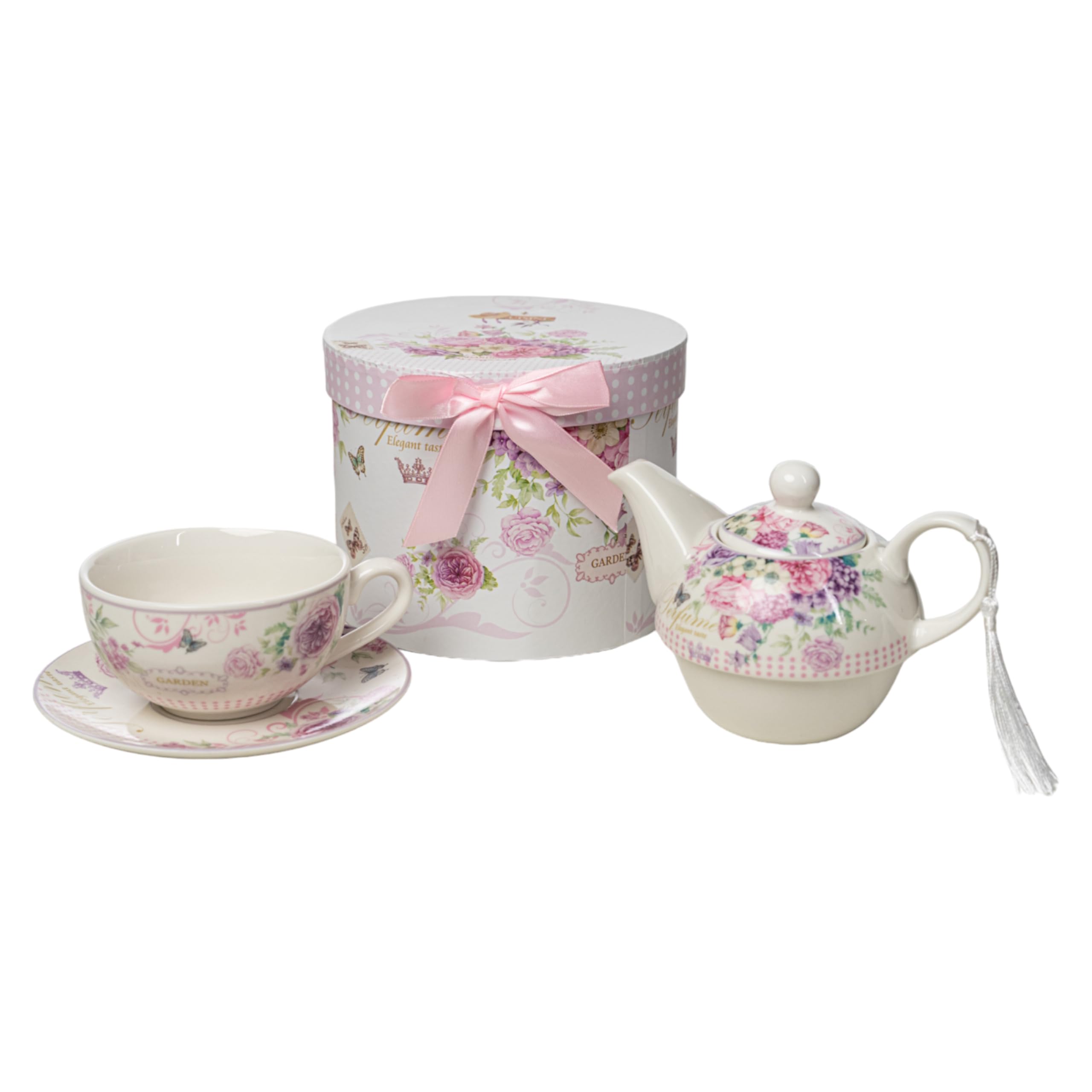 Tasse avec infuseur 300ml boîte cadeau et couvercle pour tisane et thé en vrac