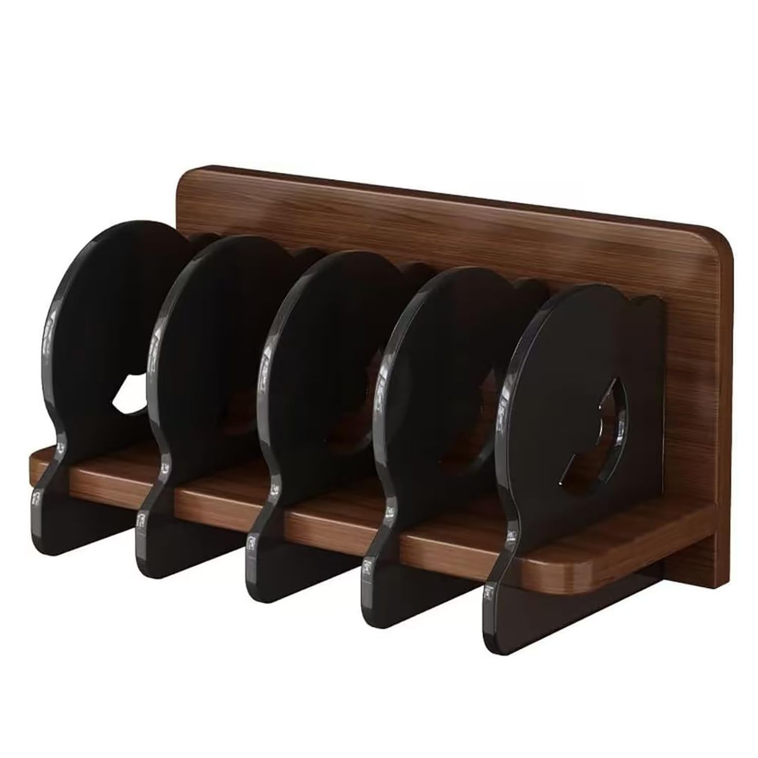 Présentoir à CD en acrylique - Étagère de rangement multifonction moderne pour disques vinyles et CD - Design compact avec compartiments séparés - 35,5 x 16,2 x 18,7 cm