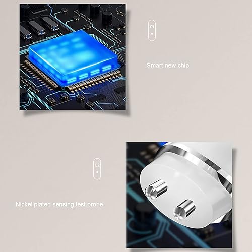 Miniatura 7 de Detector de piel blanca, portátil, fácil de operar, detector de aceite de piel, analizador de contenido de aceite para salón de belleza, spa, hogar