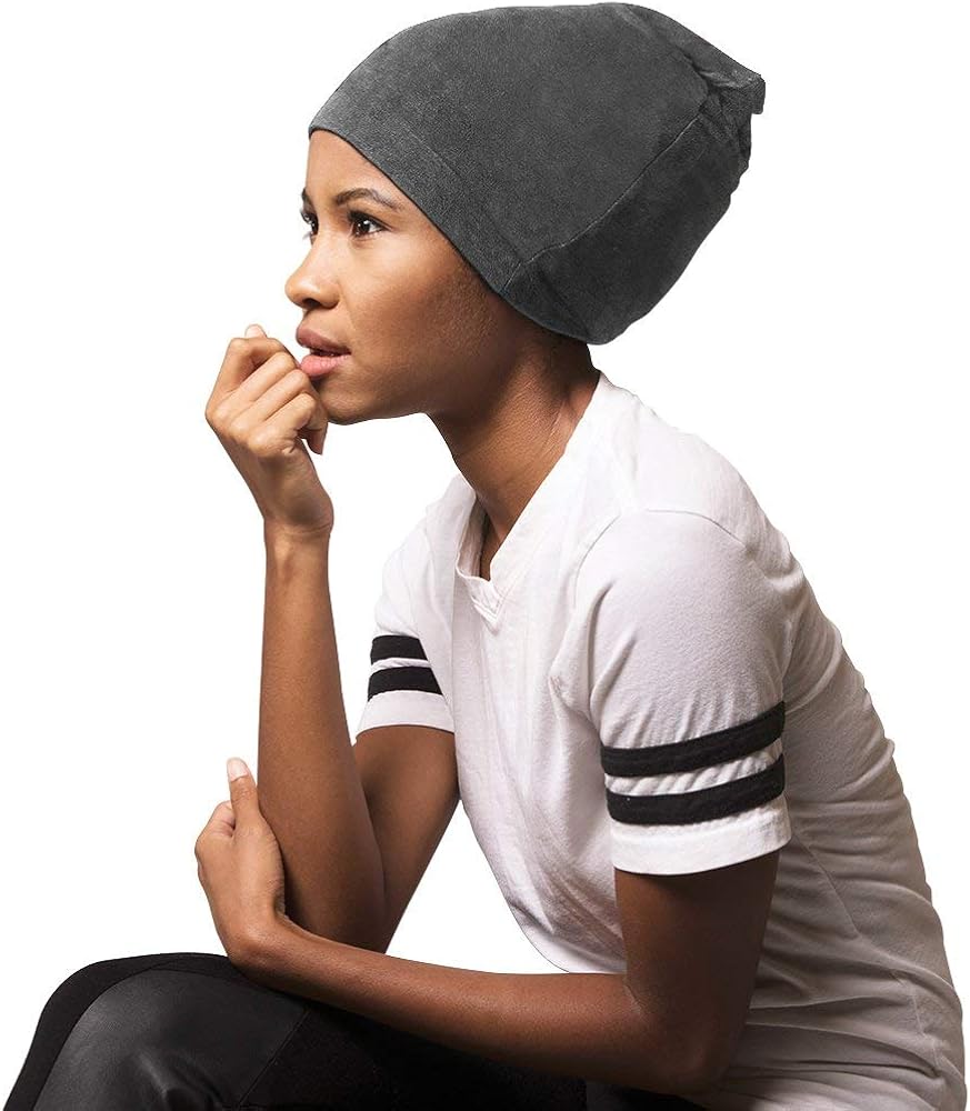 Amazon.com: ADAMA Satin Lined Jersey Beanie, Ultra Soft