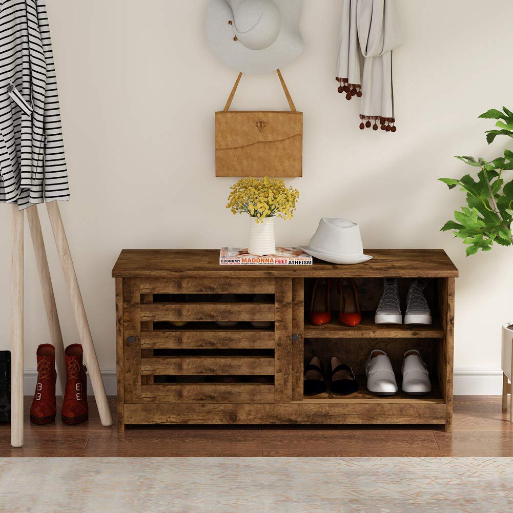 Tribesigns Shoe Rack Bench Shoe Organizer Storage Shelf Shoes Storage