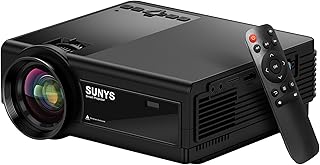 Projector with WiFi and Bluetooth, 5G WiFi Native 1080P 12000L Home Theater Projector 4K Supported, Phone Projector for iPhone, with Built-in Speaker/HDMI/USB/PC/TV Stick/Switch Supported