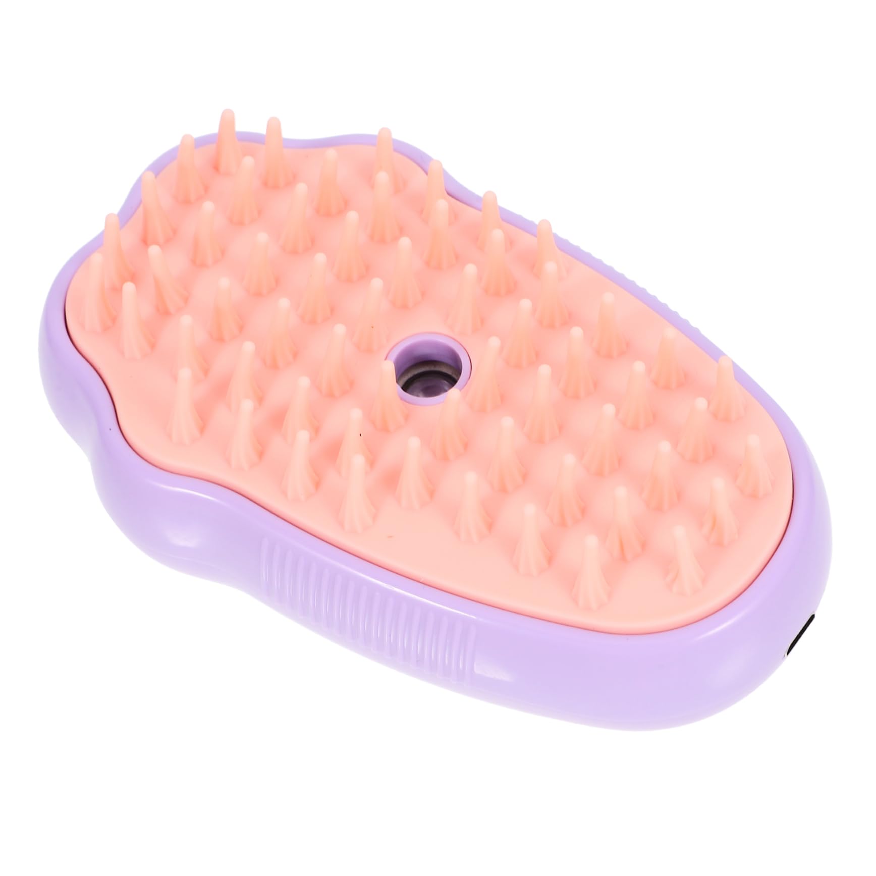 INOOMP 5pièces Brosse à Vapeur Pour Chat Brosse Auto-nettoyante Massage Pour Toilettage Relaxant Et Couleur Violette