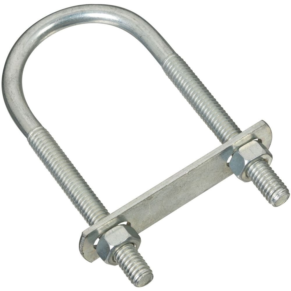 National Hardware N222-216 2190BC U Bolt in Zinc plated,#652-3/8"x3"x4-1/2"