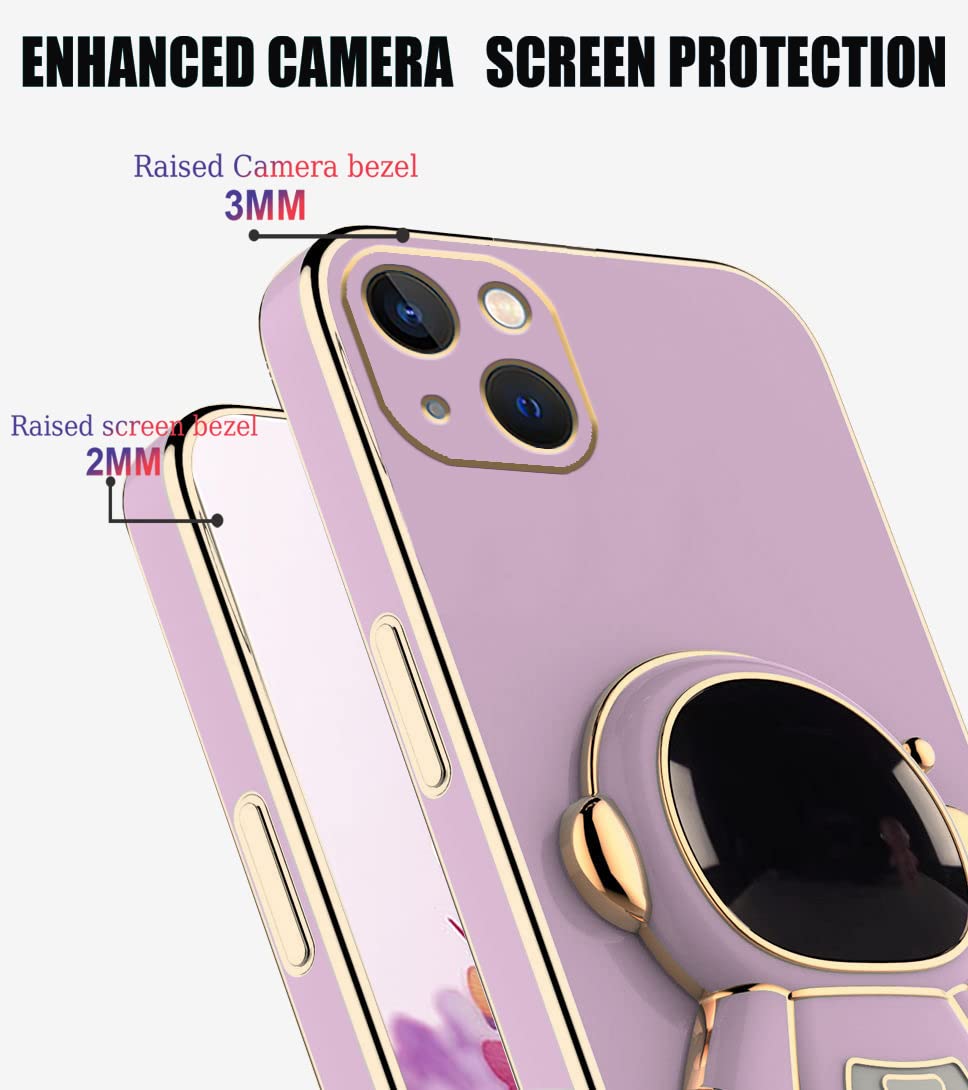 iVoler 4 in 1 Cover per iPhone 14 Plus 6.7 pollici con 3 Pezzi Pellicola Vetro Temperato