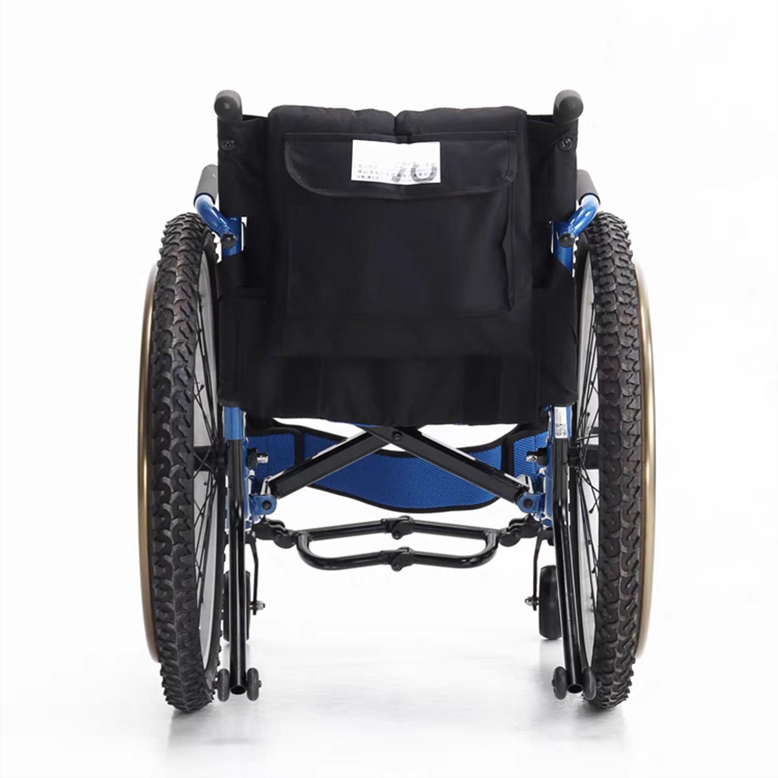 Silla de Ruedas Plegable superligera con Marco de Aluminio,Silla De Ruedas Deportiva Todo Terreno,Silla De Ruedas De Aluminio,Silla De Ruedas para Adultos con Antivuelco(Seat Width 38cm/15in)