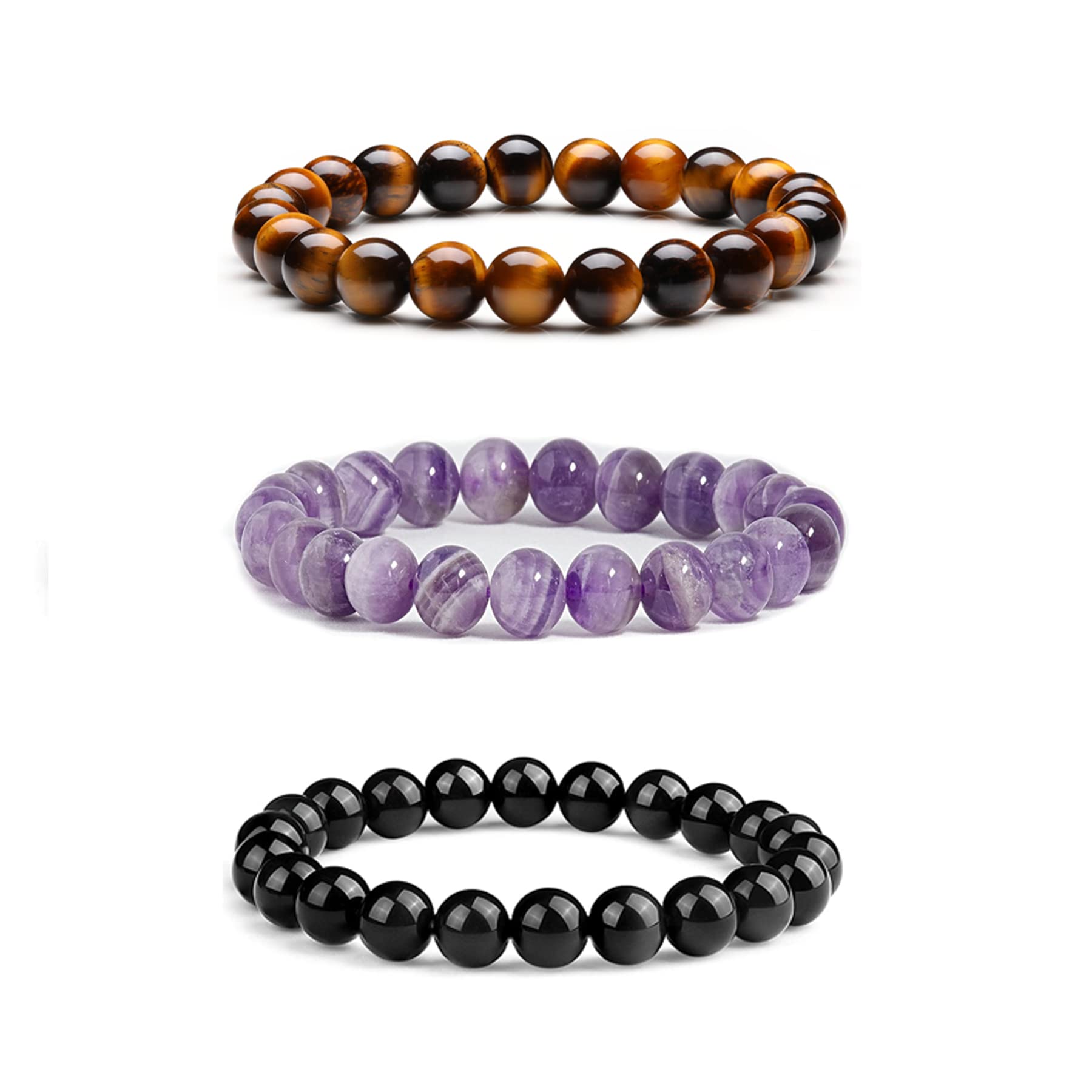 3pcs Natural Stone Bracelet