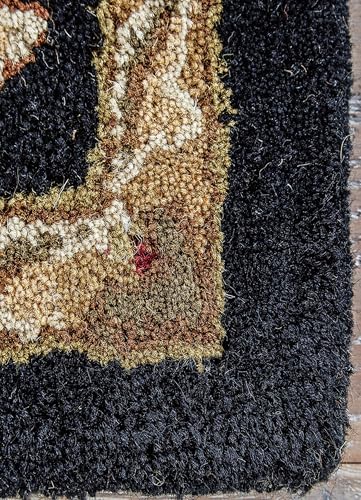 Image of 4x6 Ft Wool Tufted Rug - Compact Handcrafted Carpet for Small Living Rooms, Bedrooms & Study Areas