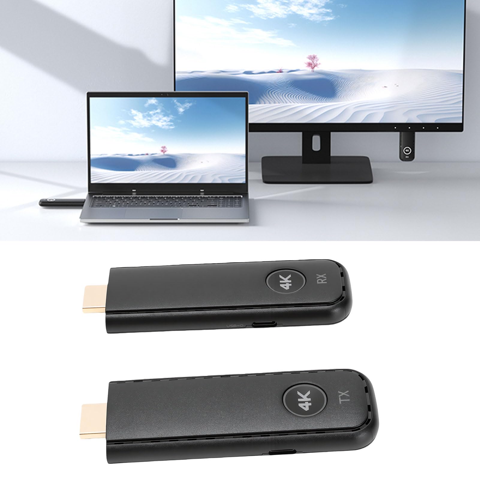 Kit émetteur Récepteur HDMI sans Fil 4K 50 M, Prêt à l'emploi