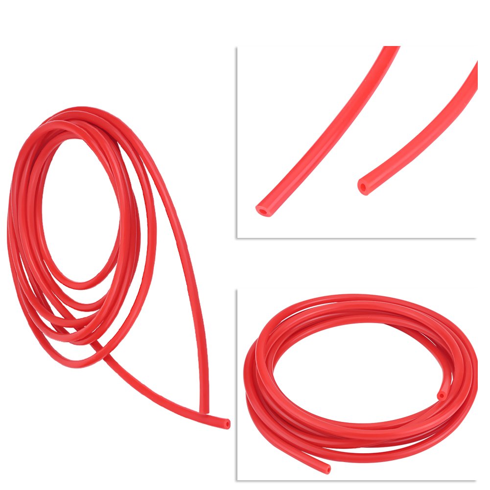 Fydun Universal Silicone Tube Uniwersalna silikonowa rurka Wąż silikonowy wąż -60 ~ + 260 Niebieski Czerwony 4mm (Czerwony)