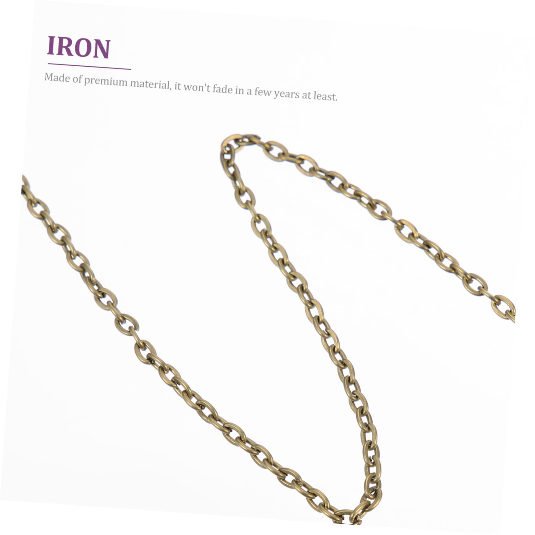 Angoily Catene per Creazione Gioielli Kit Accessori Gioielli Moschettoni Anelli di Congiunzione Catene per Bracciali Collane Fai da Te Materiale Versatile per Manutenzione Decorazione