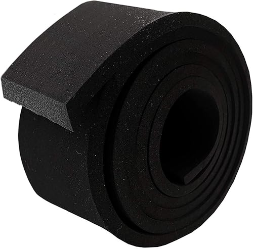 Dualplex - Rollo de tira de espuma de neopreno, 2 pulgadas de ancho x 10 pies de largo x 14 pulgadas de grosor, sellado contra la intemperie, pelado