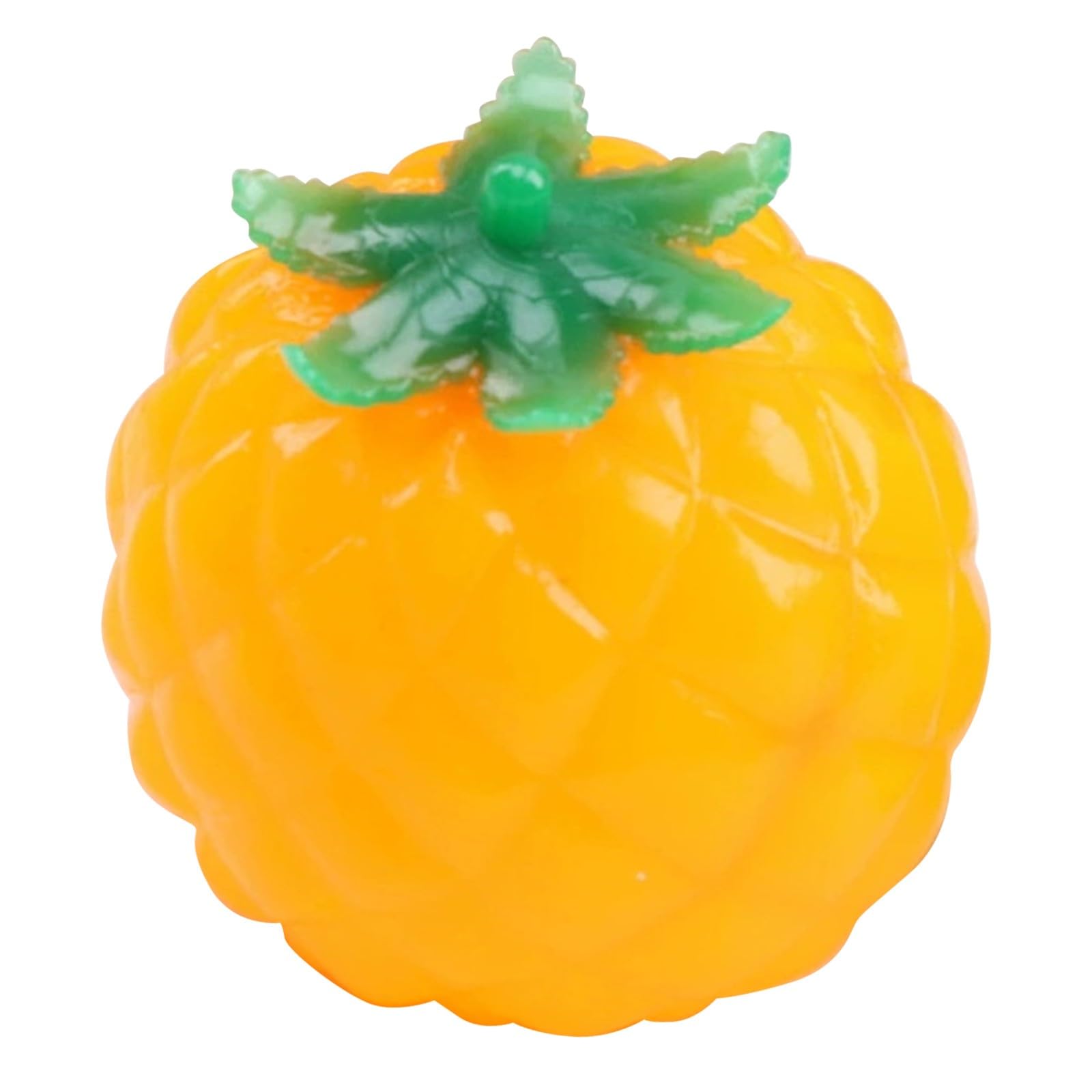 Squishy Fruit Squeeze Toy, Soft Apple Sensory Fidget Ball, TPR Stress Relief Toy, Giant Decompression Fruits Toy, Anxiety & Stress Relief Sensory Squeeze Toys, Party Favors Gifts (Pineapple)
