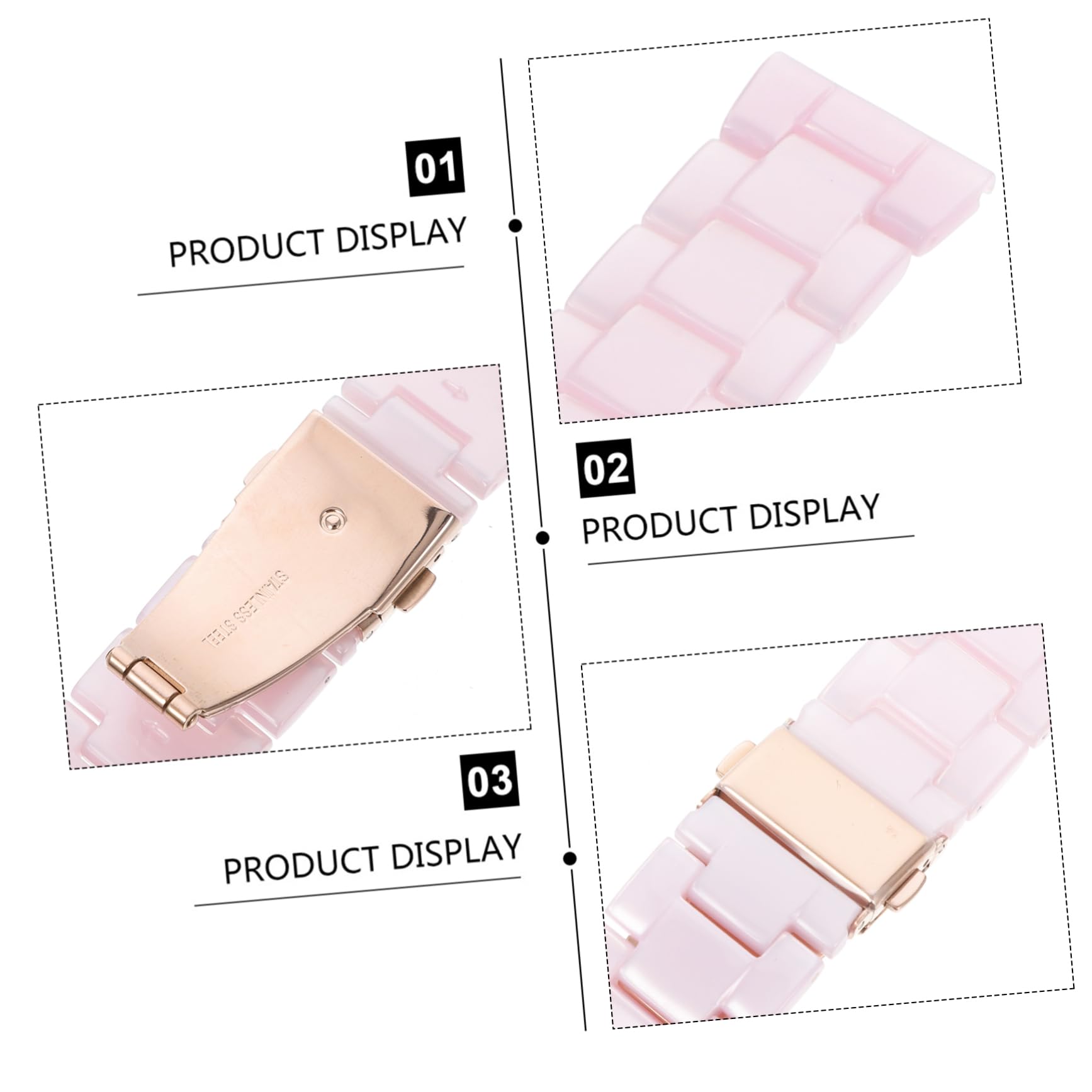 Bracelet De Montre Résine Compatible Avec Montre Bracelet De Remplacement Accessoires