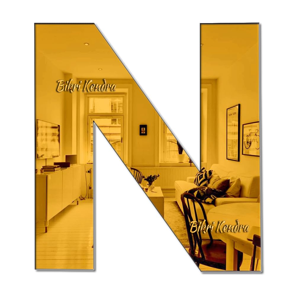 See full amazon price history chart for Bikri Kendra - Letter (N) Golden Mirror Alphabets for Art and Craft | Mirror Stickers for Wall, Acrylic Stickers, Wall Decoration, Mirror Stickers (Golden_N_6Inch, 1) Bikri Kendra - Letter (N) Golden Mirror Alphabets for Art and Craft | Mirror Stickers for Wall, Acrylic Stickers, Wall Decoration, Mirror Stickers (Golden_N_6Inch, 1) (B0D7QCY9D6) Amazon Price History, Amazon Price Tracker