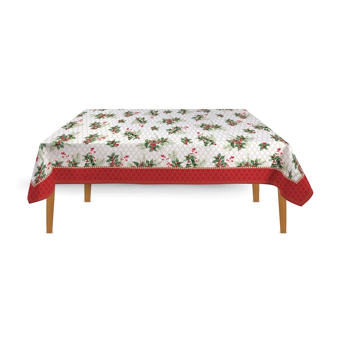 Nappe 12 personnes 145x250 cm en coton pour des moments partagés