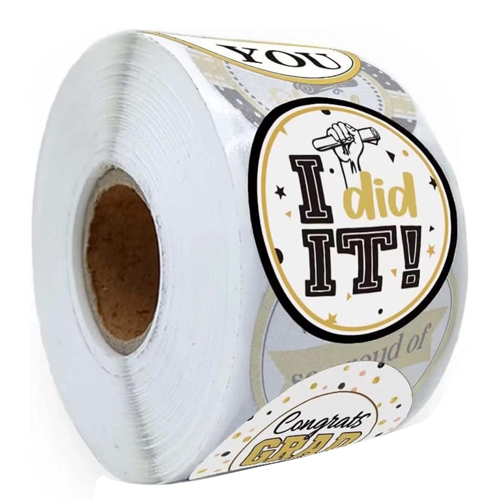 TFAOYS 500 Pcs Graduation Caps Sticker Decorative Sticker Graduation Round Envelope Seal Decorations