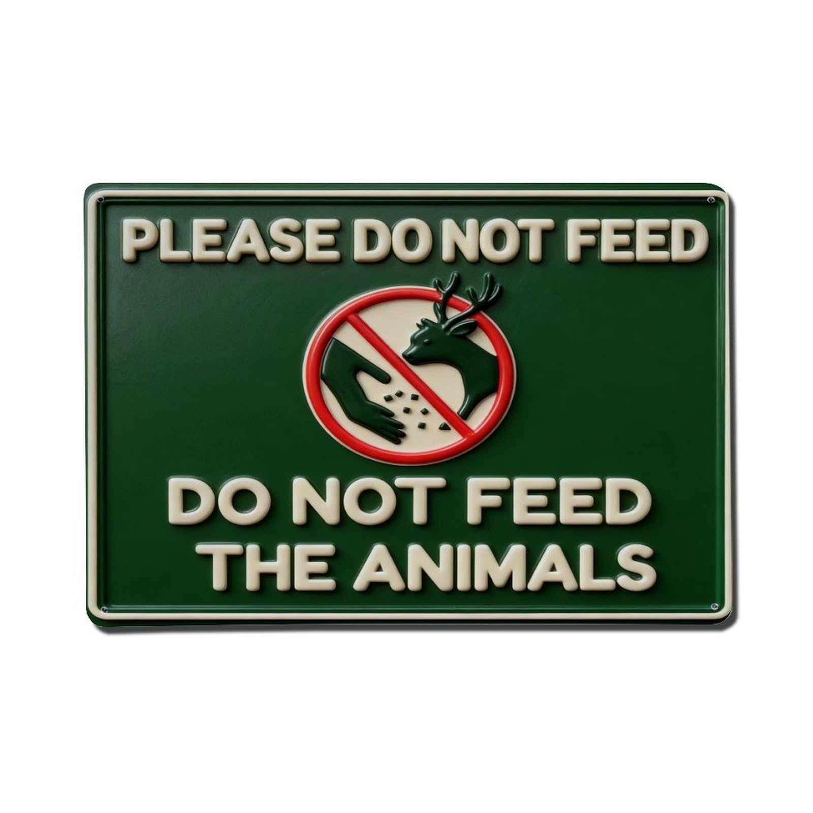 Iageret Vintage Please Do Not Feed The Cats Metal Tin Sign Retro Wall Decor, Bar Garage Cafe Kitchen Home Wall Art Poster Decoration 8X12inches