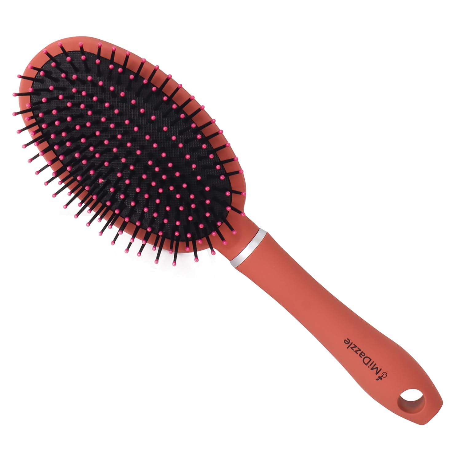 Midazzle Premium Cushioned Hair Brushes (Orange)