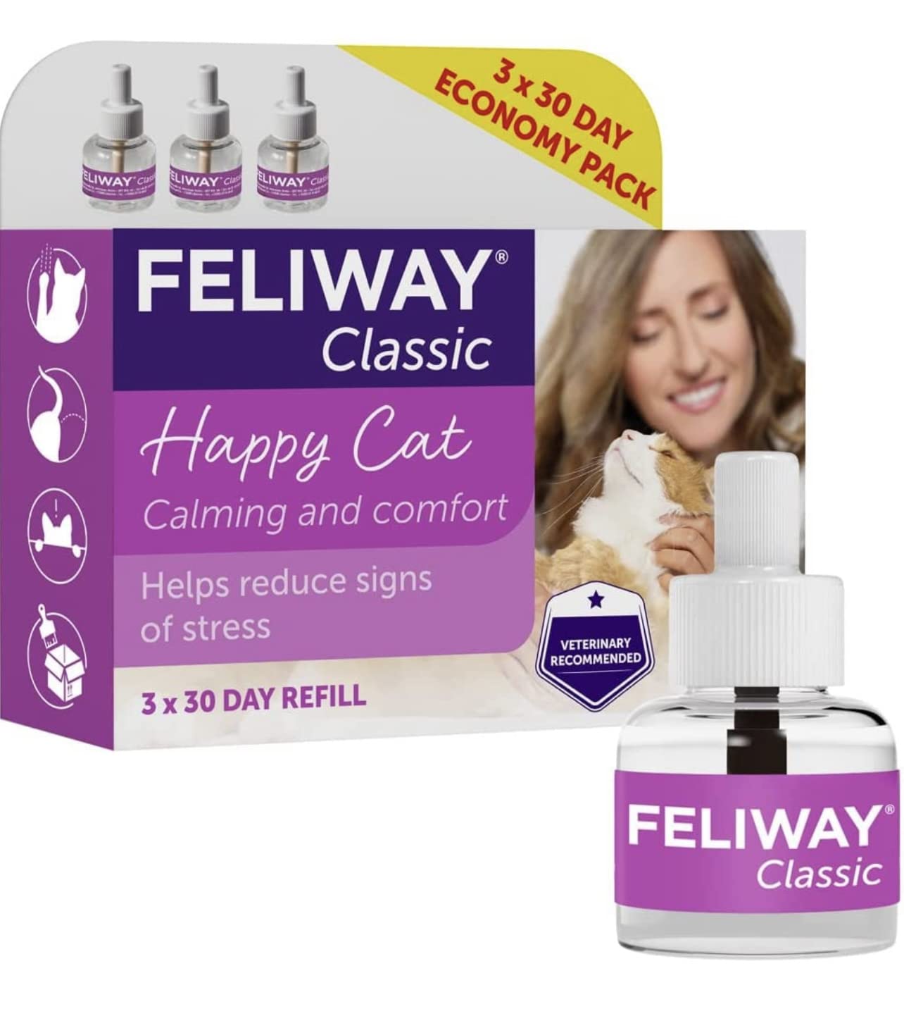 Amazon | 尿のマーキング対策 Feliwayフェリウェイ 交換用リキッド 3個