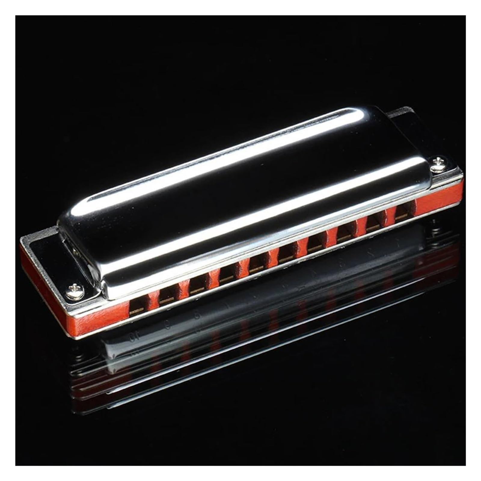 Zestaw Harmonijkowy Harmonijka Diatoniczna 10 Otworów Blues Harp Master Mouth OrganProfesjonalne Instrumenty Muzyczne(C Tone)