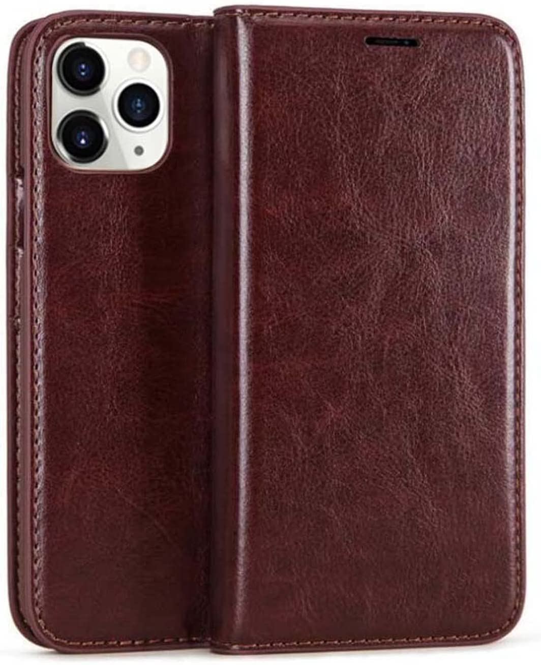 Étui portefeuille iPhone 13 Pro Max clapet magnétique avec béquille - 8