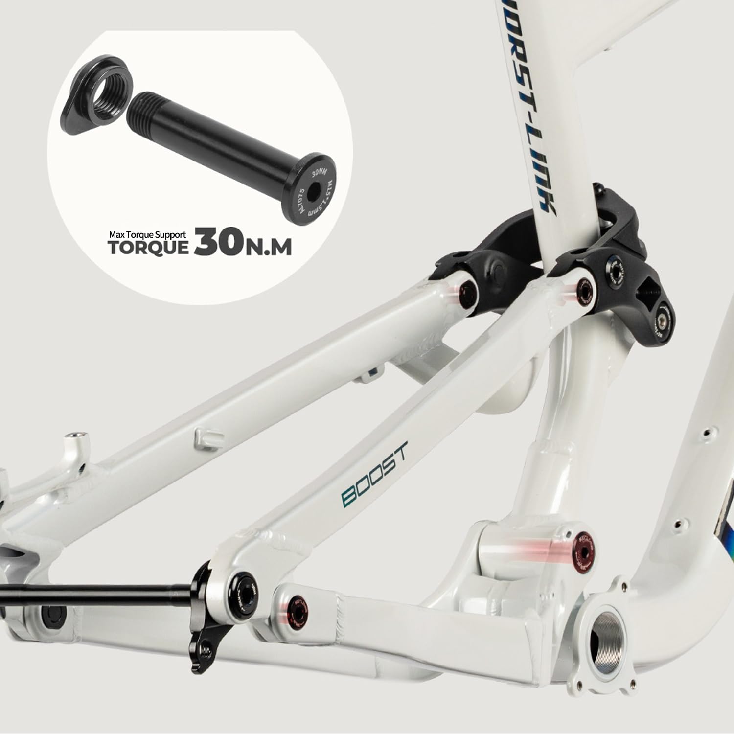 27,5" 29" rama do roweru górskiego Boost 15,7" 16,5" 17,3" Full Suspension Soft Tail stop aluminium ENDURO skok sprężyny 155 mm 12 x 148 mm hamulec tarczowy z wałem skokowym (zielony, 27,5 16,5")