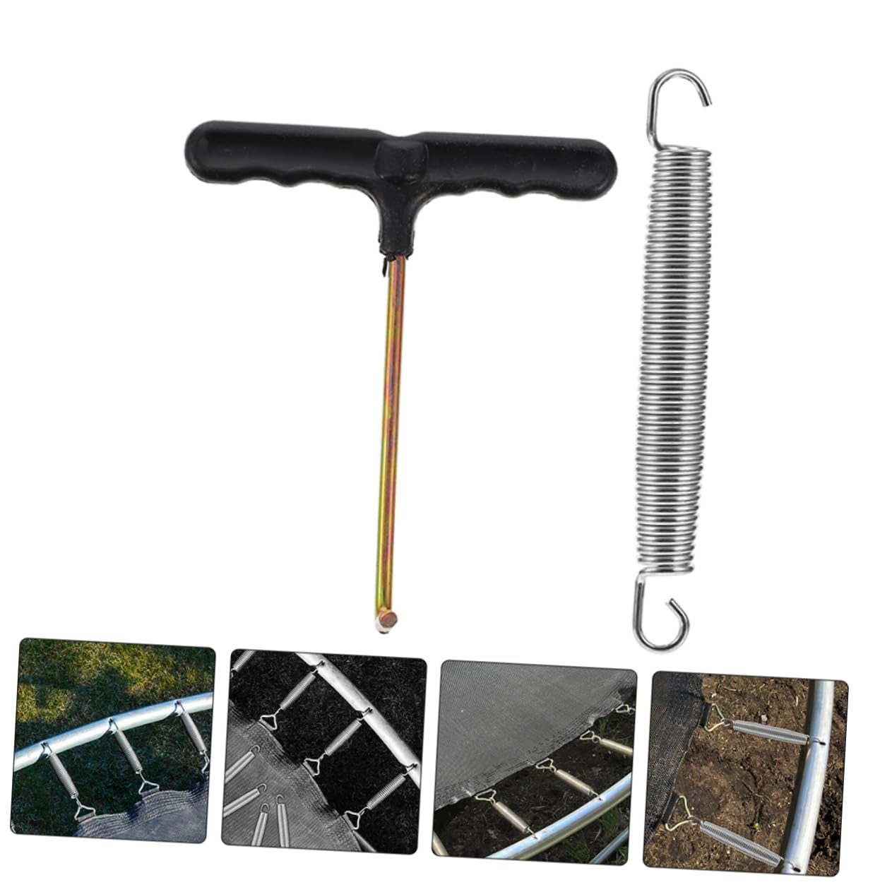 Trampolinfedern Verzinkt Aus Stahl Für Universaleinsatz Ersatz Für Zugfedern Zum Trampolin Hardwarezubehör Robust Und Rostfrei Für Reparatur Und Ersatz