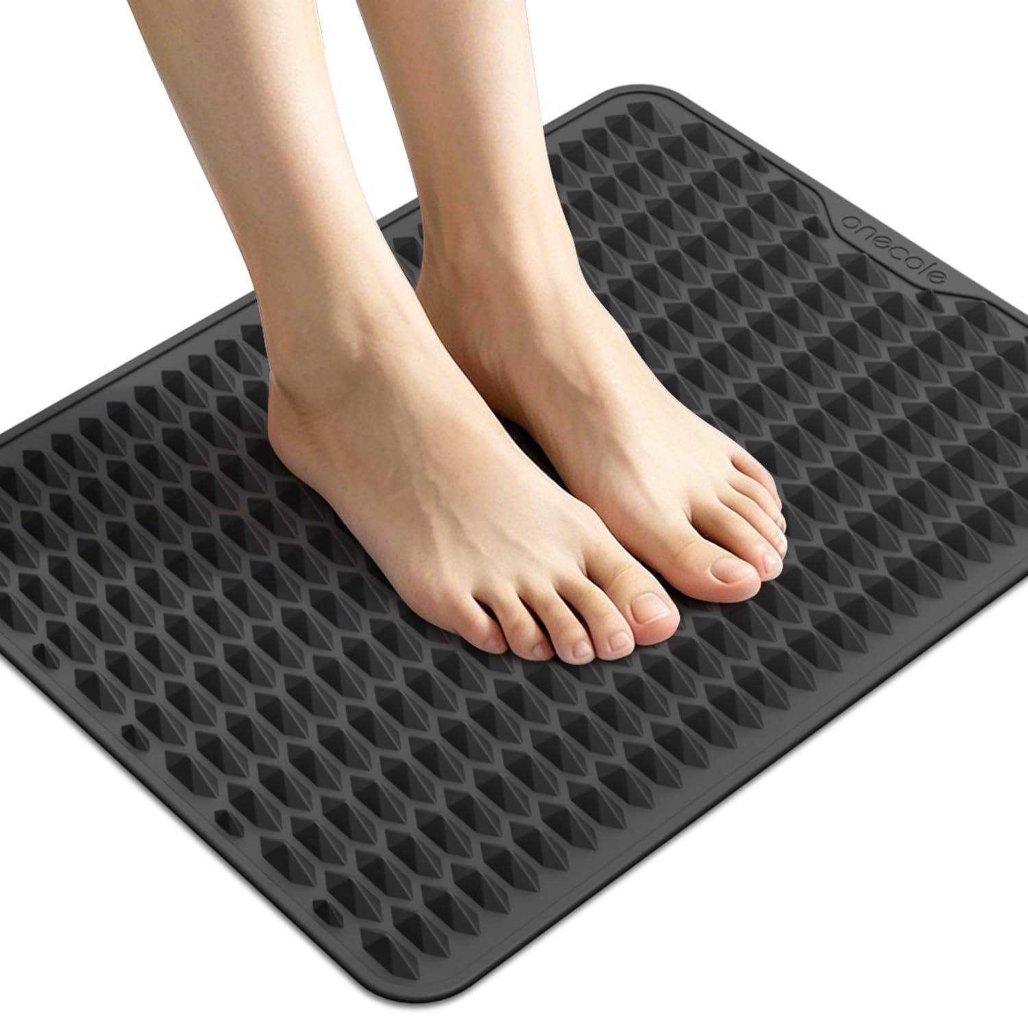 Tapis d'acupression pour Massage des Pieds en Silicone | Portable Tapis de Réflexologie Plantaire pour Pieds pour Soulager la Fasciite Plantaire, Détendre les Muscles