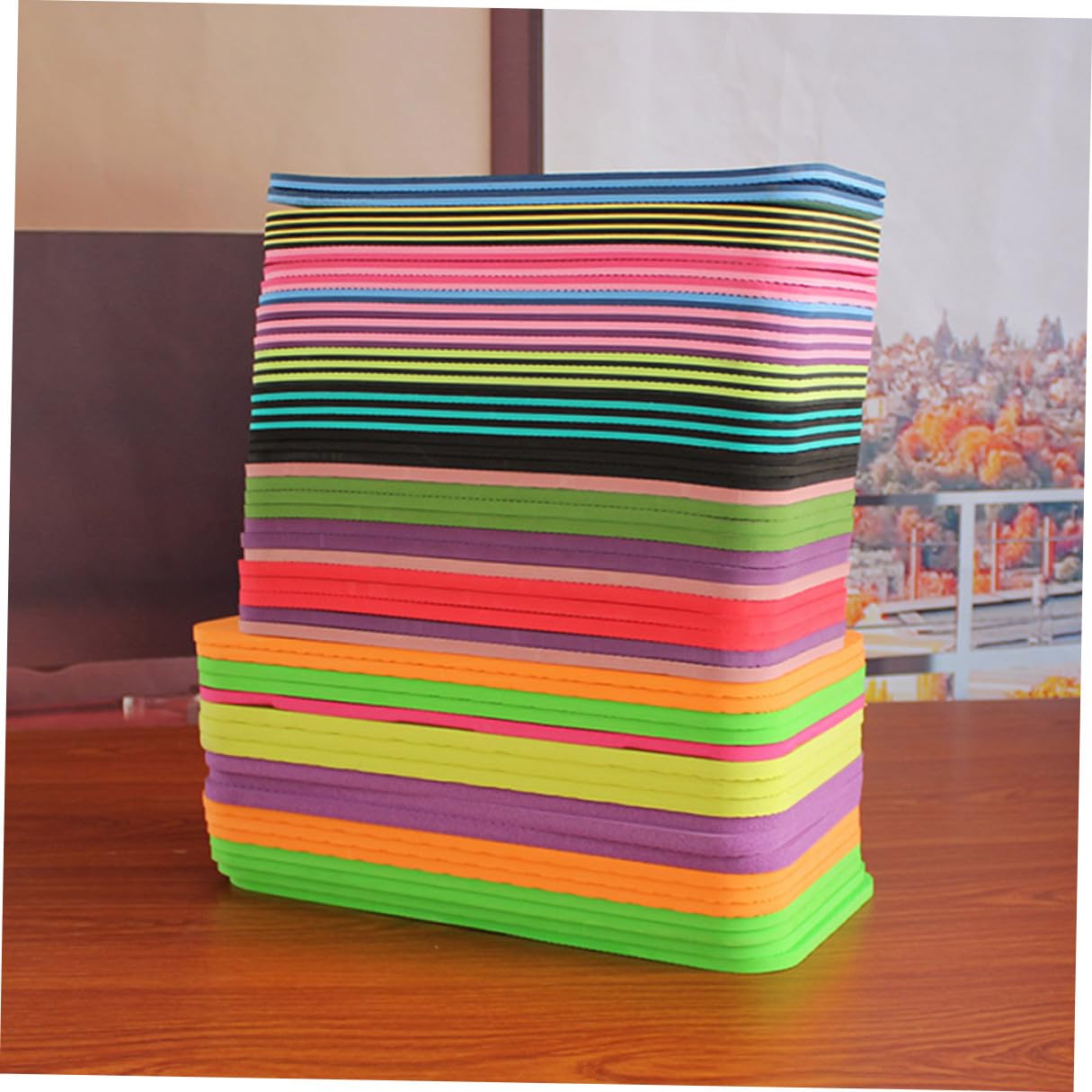 Cojín de Asiento y Rodilleras de Yoga Tpe Almohadilla Gruesa para Arrodillarse Acolchado Antideslizante para Pilates Gimnasia y Actividades al Aire Color