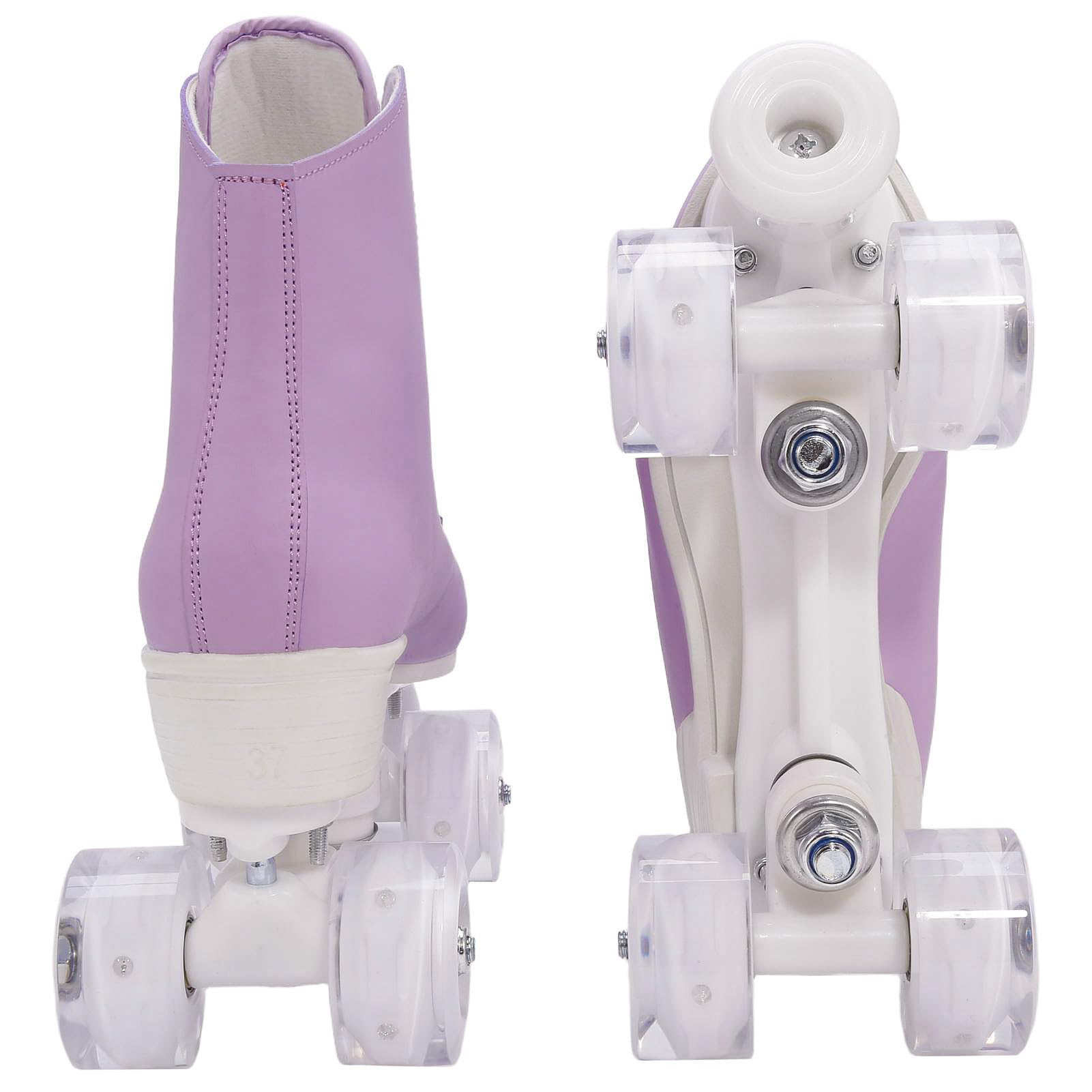 XUDREZ Patines de ruedas para mujeres y niñas, patines Derby para adultos, color verde menta, patines de cuatro ruedas para principiantes, al aire libre e interiores