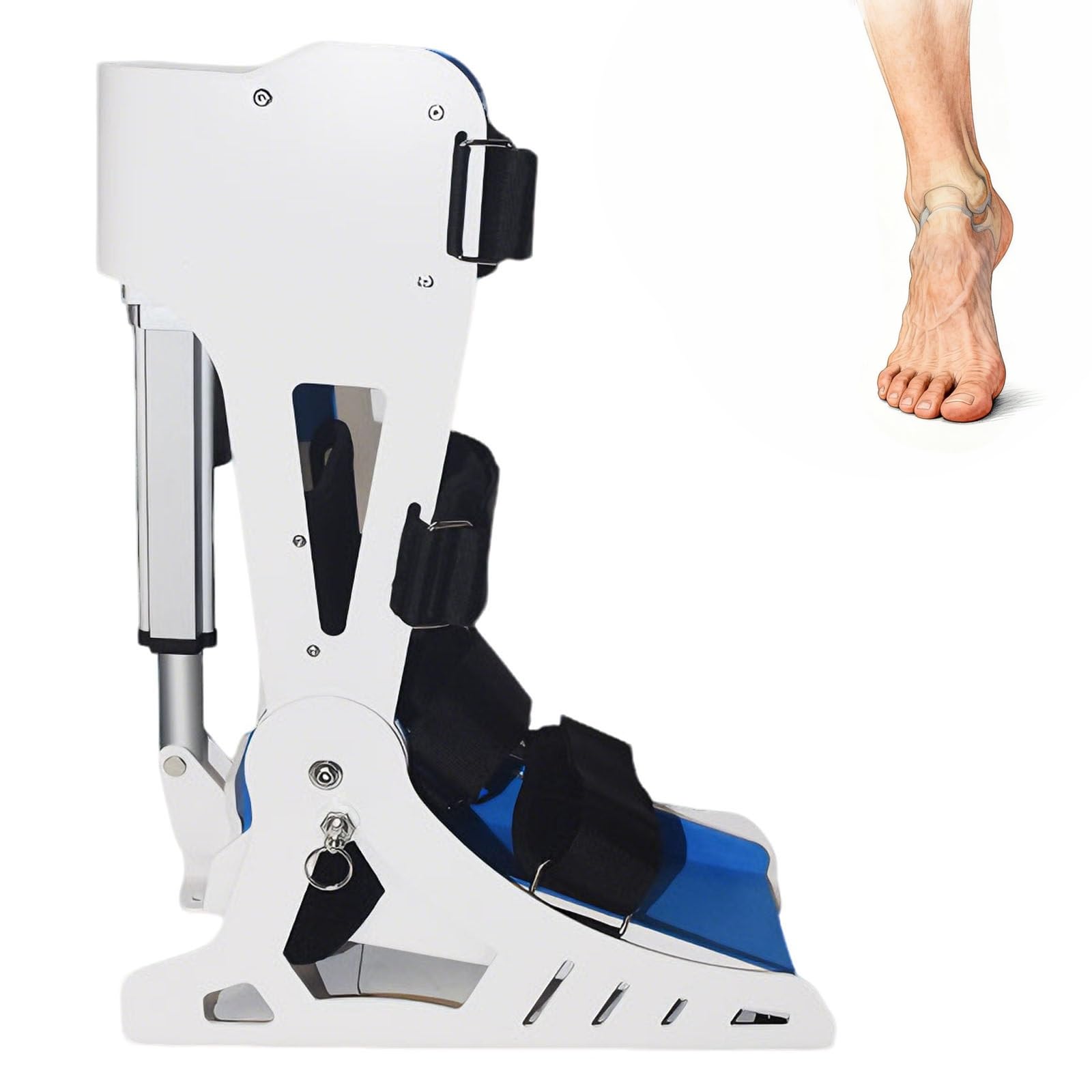 Elektryczny trenażer stawu skokowego, trening rehabilitacyjny stawu skokowego z pilotem, ćwiczenia z pełnym kątem, sprzęt do rehabilitacji stawu skokowego w celu łagodzenia Semi-automatic