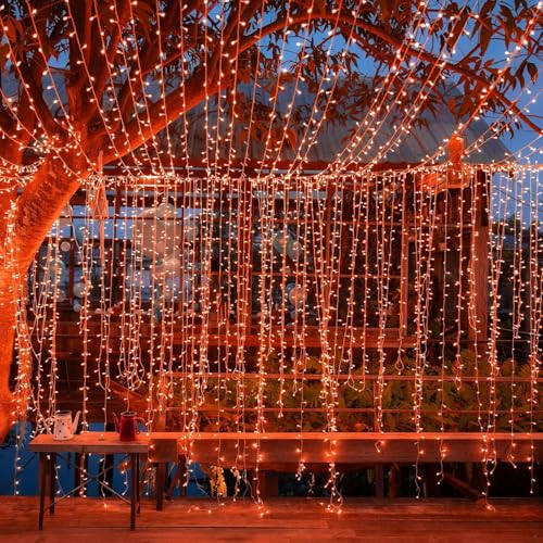 Twinkle Star 300 LED Window Curtain String Light for Christmas Wedding Party Home Garden Bedroom Outdoor Indoor Wall Decoration - Image 6