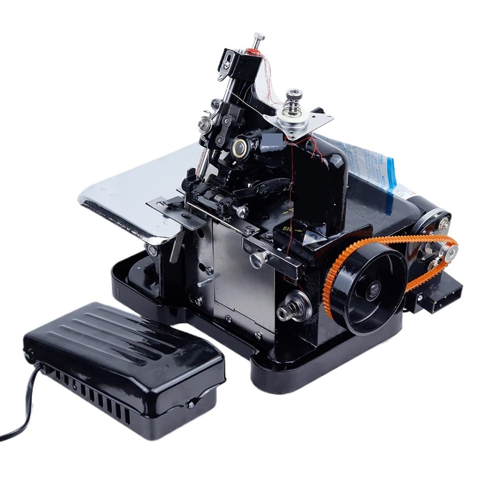 250W Domowa Maszyna Do Szycia Overlocking Mała Biurkowa Elektryczna Maszyna Dziewiarska Overlocking Narzędzie Do Przetwarzania Odzieży